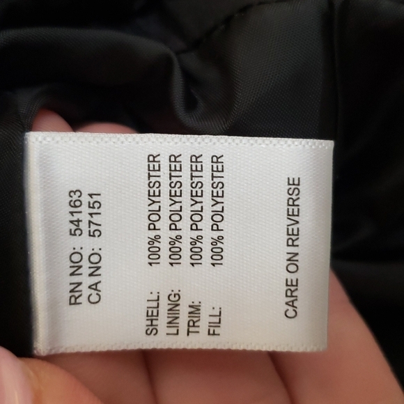 Marc New York Quilted Cropped Button-Up Jacket Black - Size M - Picture 9 of 10